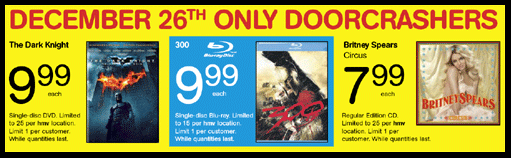 HMV Canada Boxing Day Deals! HMV Boxing Week Sales (E.g. Dark Knight DVD For $9.99!)