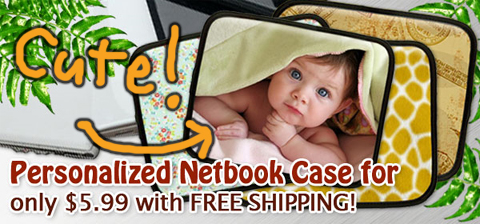 Personalized netbook cases from Artscow.com Artscow Coupon Codes For Digital Photo Gifts!