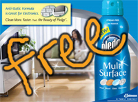 Canadian Freebies: Pledge MultiSurface Cleaner! Photo Canadian Freebies: Pledge MultiSurface Cleaner!