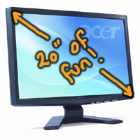 Sweet 20” Acer Monitor For $142.49 @ Buy.com Canada