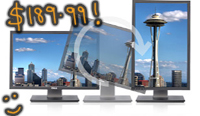 TODAY ONLY: Dell UltraSharp 22” Widescreen Monitor   $189.99 & Free Shipping!