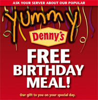 Dennys Free Meals @ Bargainmoose Canada! Dennys Canada: Free Food On Your Birthday!