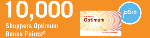 SHoppers Shoppers Drug Mart Coupon: 10,000 Free Optimum Points On $50 Spend!