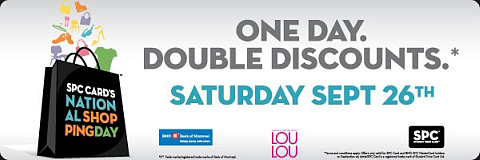 SPC Card Double Discounts Day
