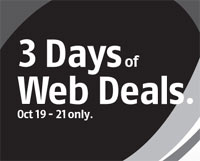 FutureShop Canada 3 Days Of Web Deals (19 21 Oct)