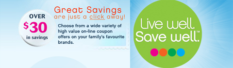 Free Grocery Coupons From Save.ca (Livewellsavewell Stuff)