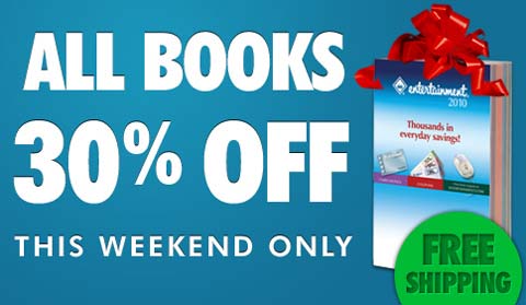 Entertainment Book Canada: 30% Off & Free Shipping!