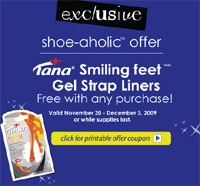 Town Shoes Coupon: Free Gel Liners With Purchase! 