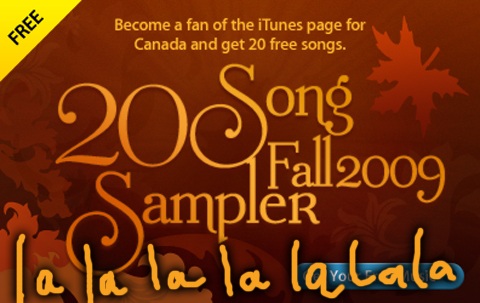 Itunes Canada: 20 Free Songs!