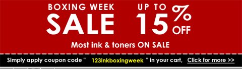 123Inkcartridges.ca Boxing Week Coupon Code