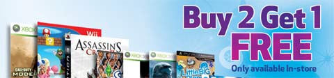 Best-Buy# Best Buy & Futureshop Canada: Buy 2 Get 1 Free On Video Games
