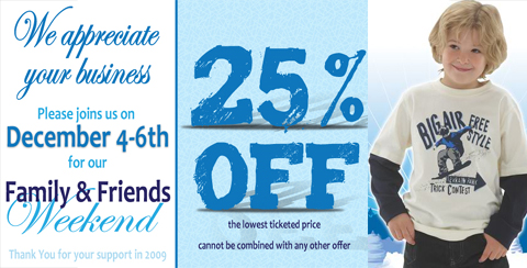 Bonnie Togs Canada: 25% Discount Friends & Family Sale!