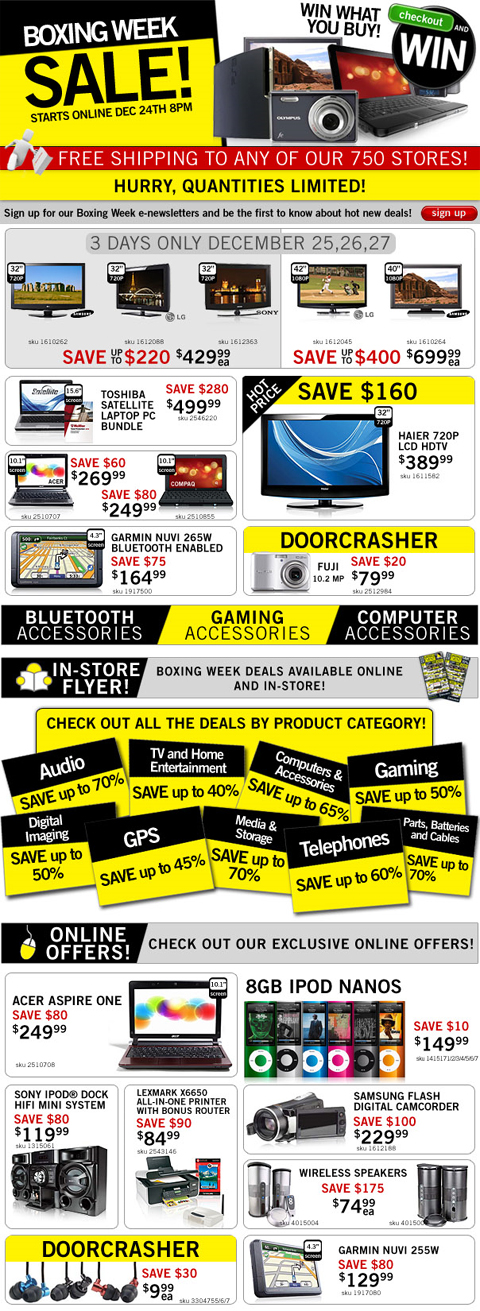 Boxing Day Sale @ The Source! Photo Boxing Day Sale @ The Source!