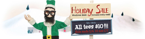 Threadless Tees: $10 All Week