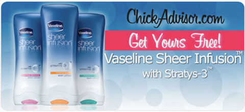 Vaseline Canadian Freebies: Free Bottles Of Vaseline Sheer Infusion (Quick)