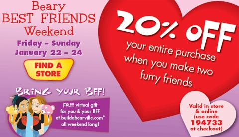 build a bear coupons  2010