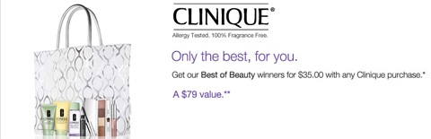 Clinique Sears Canada: Free $79 Clinique Gift With $35 Purchase!