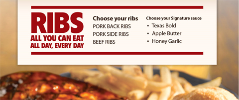Montanas Montanas Canada: All You Can Eat Ribs