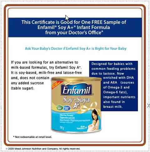 Baby formula coupons printable