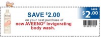 Livingwell.ca Aveeno Invigorating Body Wash Save 2 Printable Coupon