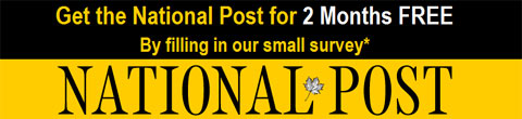 Canadian Freebies: 2 Month National Post Subscription