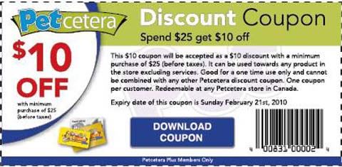 Petcetera $10 Off Printable Coupon Photo Petcetera $10 Off Printable Coupon