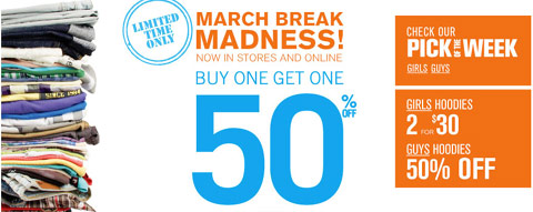 Bluenotes Canada: Buy 1 Get 1 Half Price & Free Shipping Online