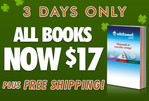 Entertainment Book $17 & Free Shipping