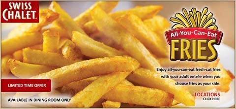 Swiss Chalet All You Can Eat Fries Photo Swiss Chalet All You Can Eat Fries