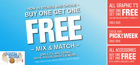Bluenotes Canada BOGO Deals