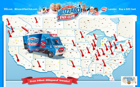 Dairy Queen Blizzard. Dairy Queen Mini Blizzard Free