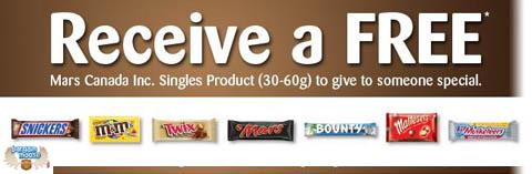 Mars Free Candy Coupon
