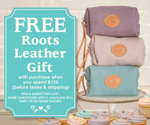 Roots Free Leather Gift With Purchase