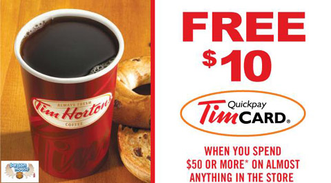 Shoppers Drug Mart Tim Card April 24 26