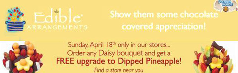 Edible Arrangement Free Upgrade April 18th Photo Edible Arrangement Free Upgrade April 18th