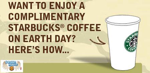 Starbucks Free Coffee April 15