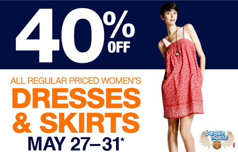 40% Off Dresses And Skirts @ The Gap Canada