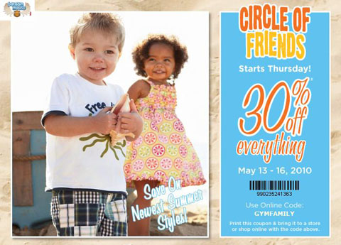 gymboree coupons