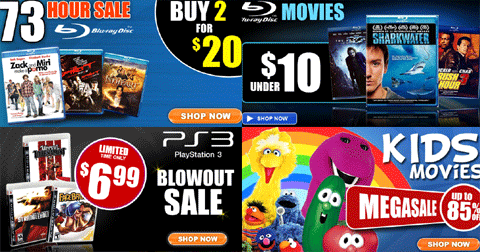 Inetvideo Inetvideo.ca Sales (DVDs, Blu Rays, PS3 & More)