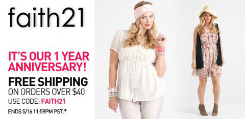 Forever 21 Canada Free Shipping Coupon Code