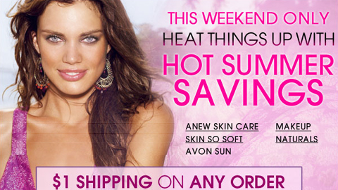 Avon Canada Hot Summer Savings Weekend Shipping Spree