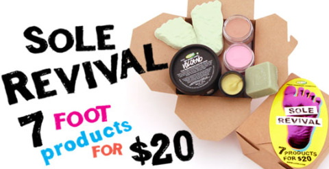 Lush: 7 Foot Products For $20