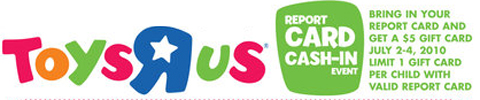 TRU Toys R Us Canada: Free $5 Gift Cards For Kids With Report Cards