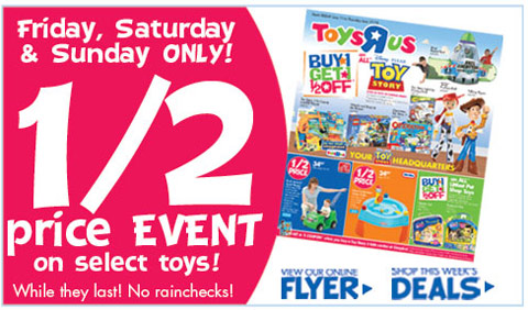 Half Price Toy Deals @ TRU Canada