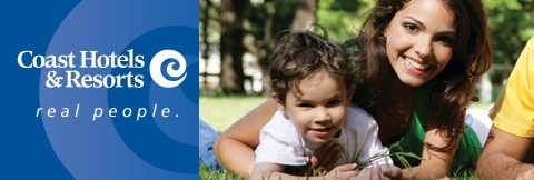 Coast Hotels Summer Sale: Discounts up to 50% off!   Book by June 12th 