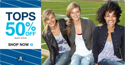Aeropostale Canada: $20 off $100 Spend Coupon Code