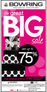 Bowring discount coupons