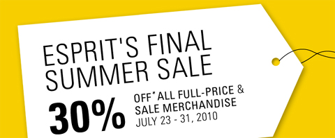 Esprit Canada Coupon Code: 30% Off