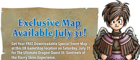 Gamestop GameStop Canada: Free Map for Dragon Quest Sentinels of the Starry Skies