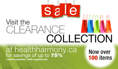 Healthharmony.ca Clearance Sale